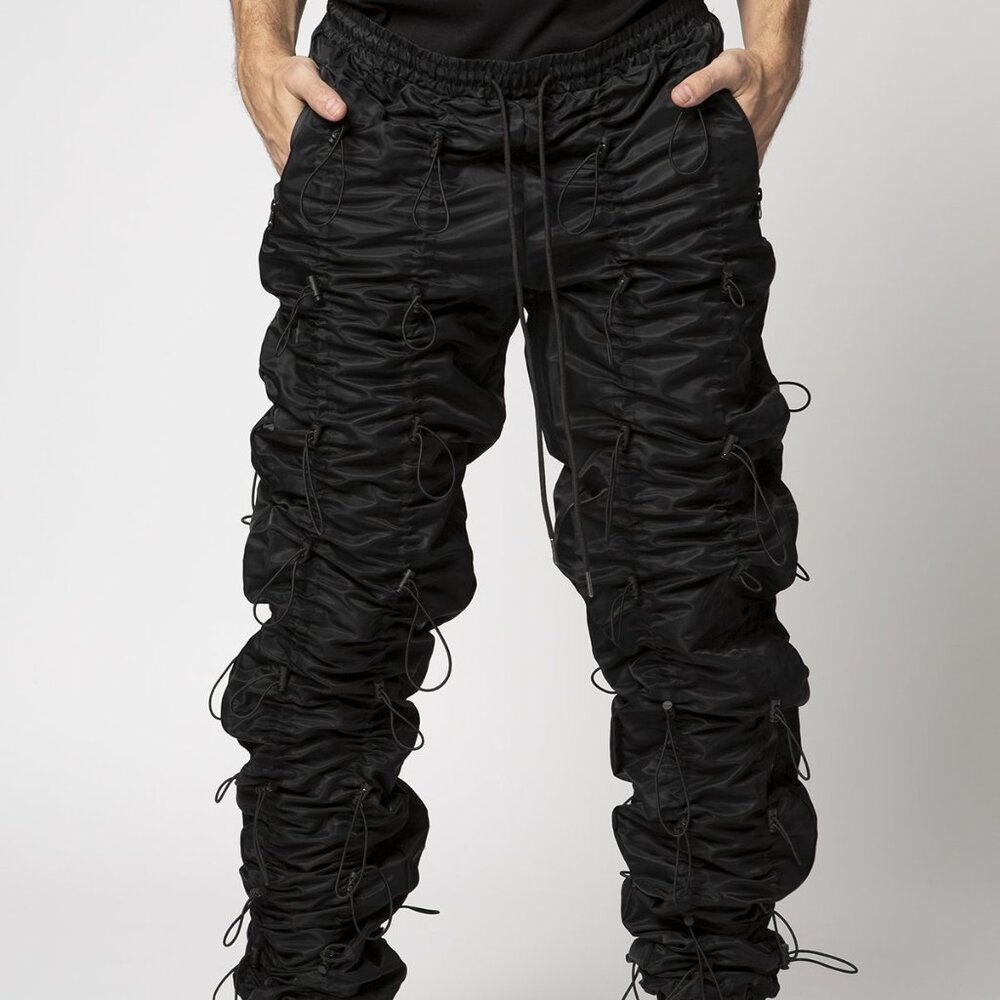 EPTM Men's Accordion Pants Black SIZE 2XL / 38 NEW